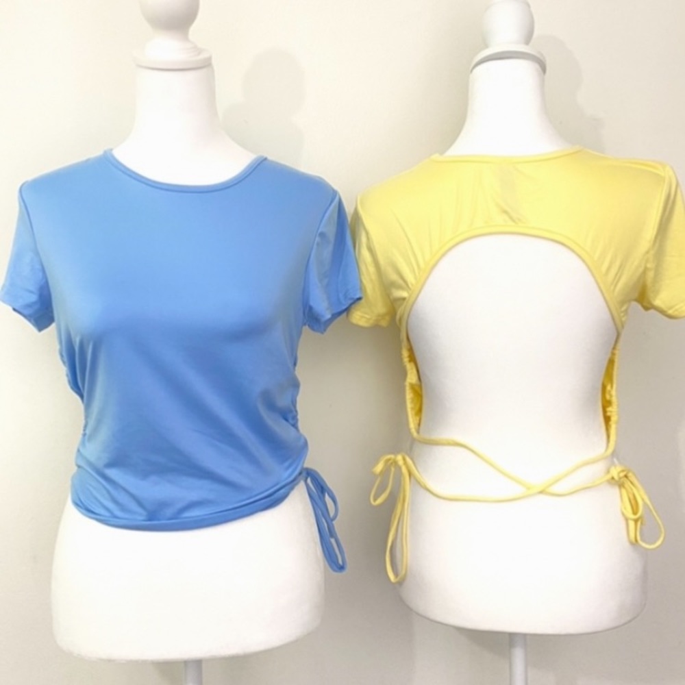 Crop Open back tops bundle of three - Picture 1 of 4